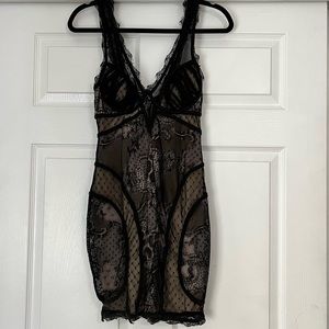 vintage bebe mini dress